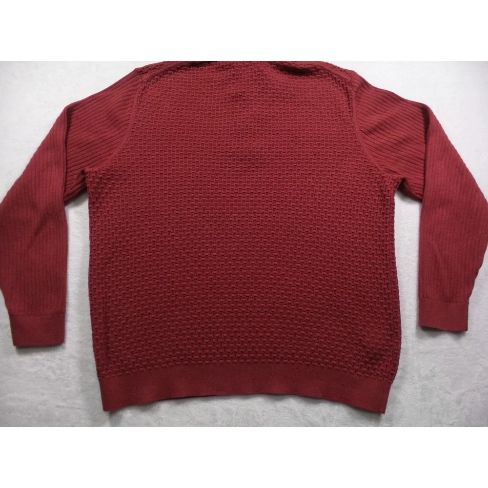 Tommy‎ Bahama Sweater Mens Size Extra Large Red Pullover Knit Mock Neck
